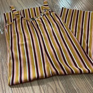 Spaghetti strapped long jumpsuit